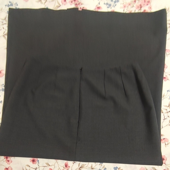 Gray office Maxi skirt size 12 - Picture 4 of 8